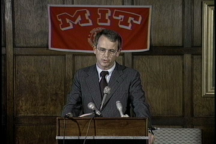 Charles M. Vest Presidential Press Conference